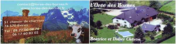 Ores des
bornes